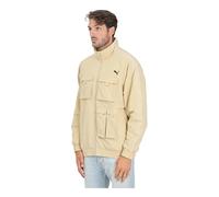 Puma - Veste Coupe-vent Cargo T7 Noire - Homme - Vestes - Beige - Taille: S