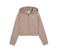 PUMA Veste courte zippée à capuche T7 Enfant et Adolescent, Accessoires, Beige, 15-16Y 15-16Y