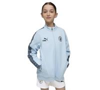 PUMA Veste d'avant-match King Anthem Man City Enfant - Bleu - 13/14 ans