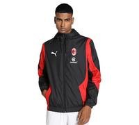 PUMA Veste d'avant-Match tissée 23/24 AC Milan S Black for All Time Red