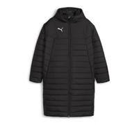 PUMA Veste de Banc Teamfinal rembourrée, Noir Argent, XL Mixte