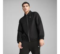 PUMA Veste de football rétro coupe décontracté WARDROBE ESS Unisexe, Vêtements, Noir, L L