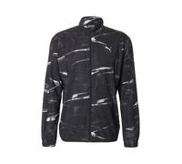 PUMA Veste de sport 'Run Velocity' gris foncé / noir / blanc, Taille M