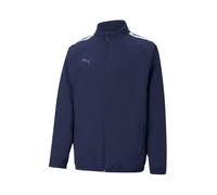 PUMA Veste de sport 'Team' bleu foncé / blanc, Taille 152
