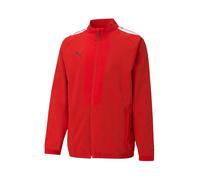 PUMA Veste de sport 'Team Liga' rouge vif / noir / blanc, Taille 140