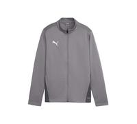 PUMA Veste de sport 'TeamGoal' gris / gris foncé / blanc, Taille 152