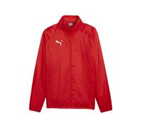PUMA Veste de sport 'TeamGoal' rouge / blanc, Taille L