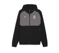 PUMA Veste de survêtement AC MILAN PREMATCH WOVEN Noir et gris M