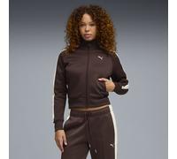 PUMA Veste de survêtement courte T7 ALWAYS ON Femme, Vêtements, Marron, S S