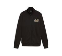 PUMA Veste de survêtement 'ESS CLASS ACT' or / noir / blanc, Taille S