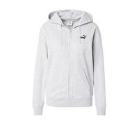 PUMA ESS Small No. 1 Logo Comfort Full-Zip Hoodie TR, Sweat à Capuche Fille, Light Gray Heather, XL