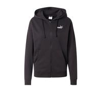 PUMA Veste de survêtement 'Ess No. 1' noir / blanc cassé, Taille L