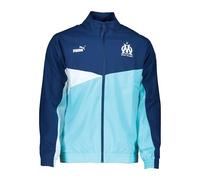PUMA Veste de survêtement OM Bleu XL