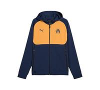PUMA Veste de survêtement OM HOODIE Bleu marine M