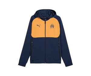 PUMA Veste de survêtement OM HOODIE Bleu marine M