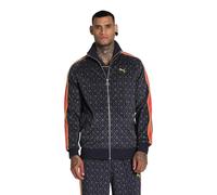 PUMA Veste de survêtement T7 Road to Unity Homme S, New Navy AOP Blue