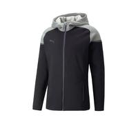 PUMA Veste de survêtement 'TeamCUP' gris / gris foncé / noir, Taille XXL