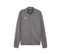 PUMA Veste de survêtement Teamgoal Casual Tracktop Homme Plat Gris Moyen-Blanc