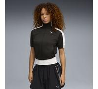 PUMA Veste de survêtement zippée T7 Femme, Vêtements, Noir, XS XS