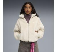 PUMA Veste en polaire douce Wardrobe Essentials Femme, Vêtements, Blanc, L L