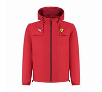 PUMA Veste imperméable Ferrari F1 Team Leclerc/Hamilton (FR/ES, Alpha/lettres, S, Taille normale, Taille normale, Rouge)