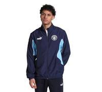 PUMA Veste Manchester City ftblARCHIVE Homme L, Navy Team Light Blue