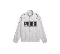 PUMA Veste mi-saison 'ARCHIVE SEASONAL' gris clair / noir, Taille XXL
