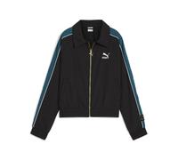 PUMA Veste mi-saison 'Play Loud T7' pétrole / noir / blanc, Taille S