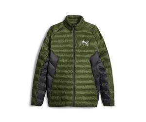 PUMA Veste mi-saison vert foncé / noir / blanc, Taille L