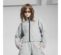PUMA Veste oversize tissée à zip DARE TO Femme, Vêtements, Flat Light Gris, XS XS