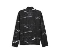 PUMA Veste de sport 'Run Velocity' gris foncé / noir / blanc, Taille M