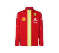 PUMA Veste Softshell d'équipe Scuderia Ferrari 2024 pour hommes - Rouge Brûlé - Taille: XXL