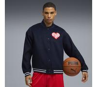 PUMA Veste style université HooperHotline Homme, Vêtements, Bleu, 4XL 4XL