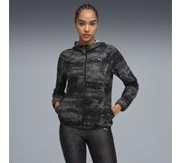 PUMA Veste tissée à imprimés Run Velocity Femme, Vêtements, Noir, S S