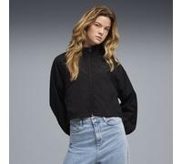 PUMA Veste tissée zippée à coupe décontractée HER Femme, Vêtements, Noir, XL XL