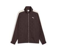 PUMA Vestes d’entraînement 'T7' chocolat / blanc, Taille M