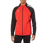 PUMA Vestes de sport Teamliga, vestes d'échauffement et d'entraînement pour homme, Puma Red Puma Black., M