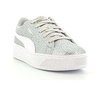 PUMA Vikky Platform Glitz PS 370171012 Sneaker Fille Argent