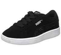 PUMA Vikky V2 Multicolor Fs AC, Baskets Fille, Black- Silver- White, 31 EU