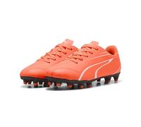 Puma Vitoria FG/AG Junior Football Boots - 3 - Red/Black