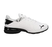 PUMA Viz Runner Cross-Trainer pour Homme, Blanc/Noir, 44.5 EU
