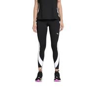 Collant long Puma Strong Colorblock noir pur blanc femme - S