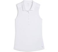 Puma W Pure 2.0 Sl Polo Shirt Womens White Glow 10 (S) Female