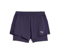 PUMA W Run Velocity 2 en 1 Prune Profonde Courte 7,6 cm