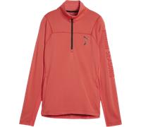 Puma W SEASONS LS 1/4 Polypropylene Rain Cell Sweatshirt M Rouge
