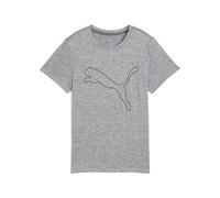 Puma W TAD Essential Heather Logo Tee, T-Shirts Mixte, Medium Gray Heather,