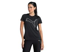 PUMA W TAD Essential Logo Tee, T-Shirts Mixte, PUMA Black, M