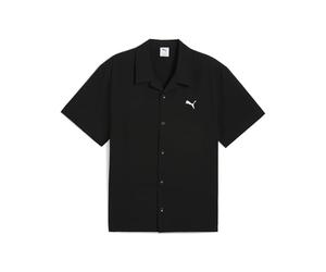 PUMA Wardrobe ESS Seersucker Relaxed Fit Shirt L