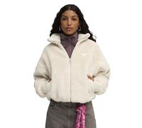 PUMA Wardrobe Essentials Veste polaire douce pour femme, Alpine Snow White, M