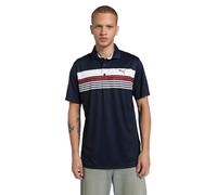 PUMA West Polo, Polos Homme, Deep Navy-White Glow,